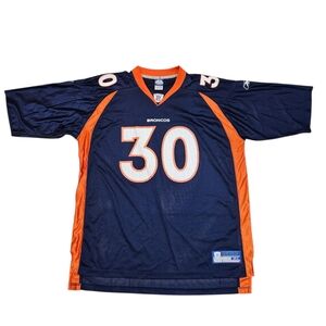Denver Broncos Terrell Davis 30 Reebok NFL Jersey XL